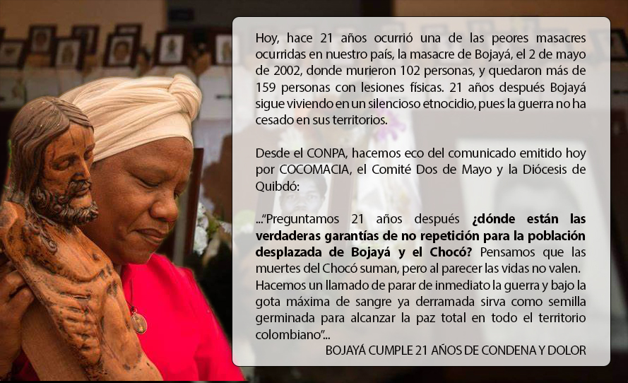 21 años de la Masacre de Bojayá
